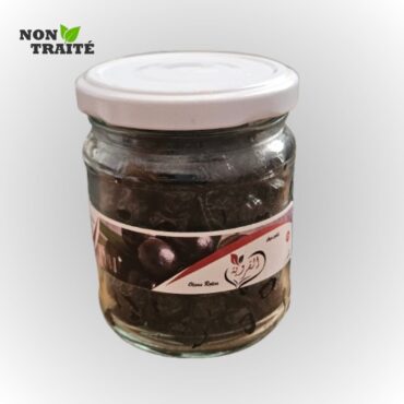 Olives non traitées en saumure (M'ragued) pot de 130g